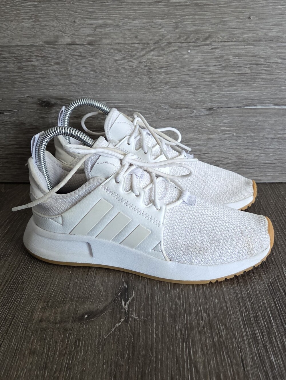 Adidas X_PLR Cloud White Gum Sole Running Sneakers Size 4